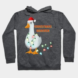 Christmas Quacker funny Xmas joke Hoodie